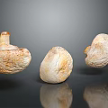 Modern Mushroom Shiitake 3d model