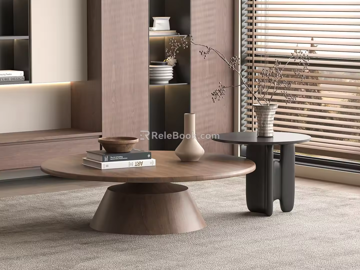 Middle Ancient Style Coffee Table 3d model
