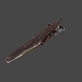 Black And Red Modern Weapon With Metal Body Ergonomic Grip And Tactical Design