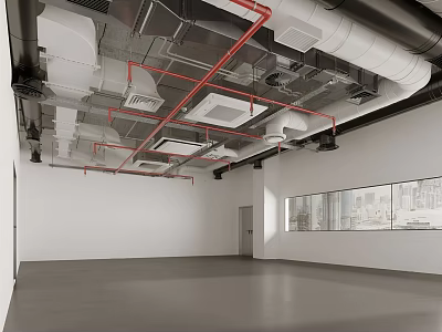 Elegant Ceiling Drapery Design With Flowing Fabric For Modern Interior Room Decor 3d model