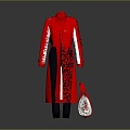 Long Clothes Long Shirt Fashion Long Shirt Coat Coat Trenchcoat Fashion Coat Clothing Clothing Clothing Fashion 3d model