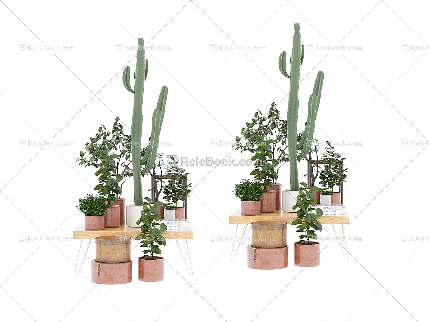 potted plant 3d model