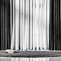 Luxurious Textured Curtains in Golden Black and White for Elegant Home Decor