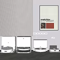 Modern sweeping machine sweeping machine sweeping robot. 3d model