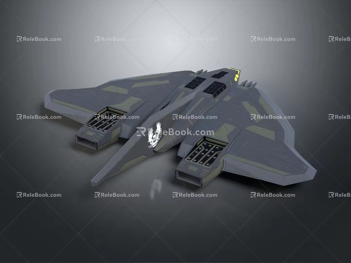 Modern Spaceship Spacecraft Spacecraft 3d model