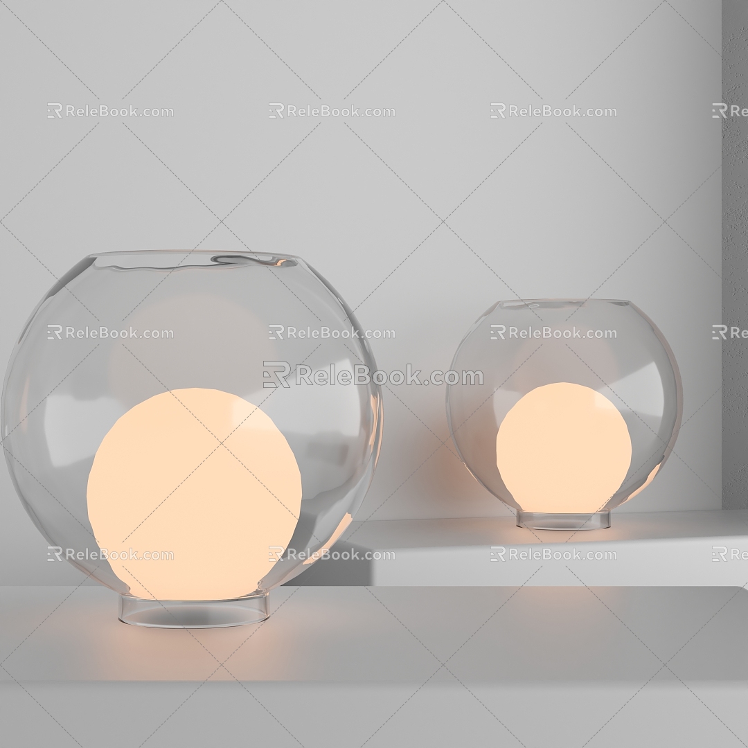 Table lamp 3d model