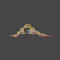 Green Frog With Stretched Legs And Colorful Rubik's Cube On Gray Background