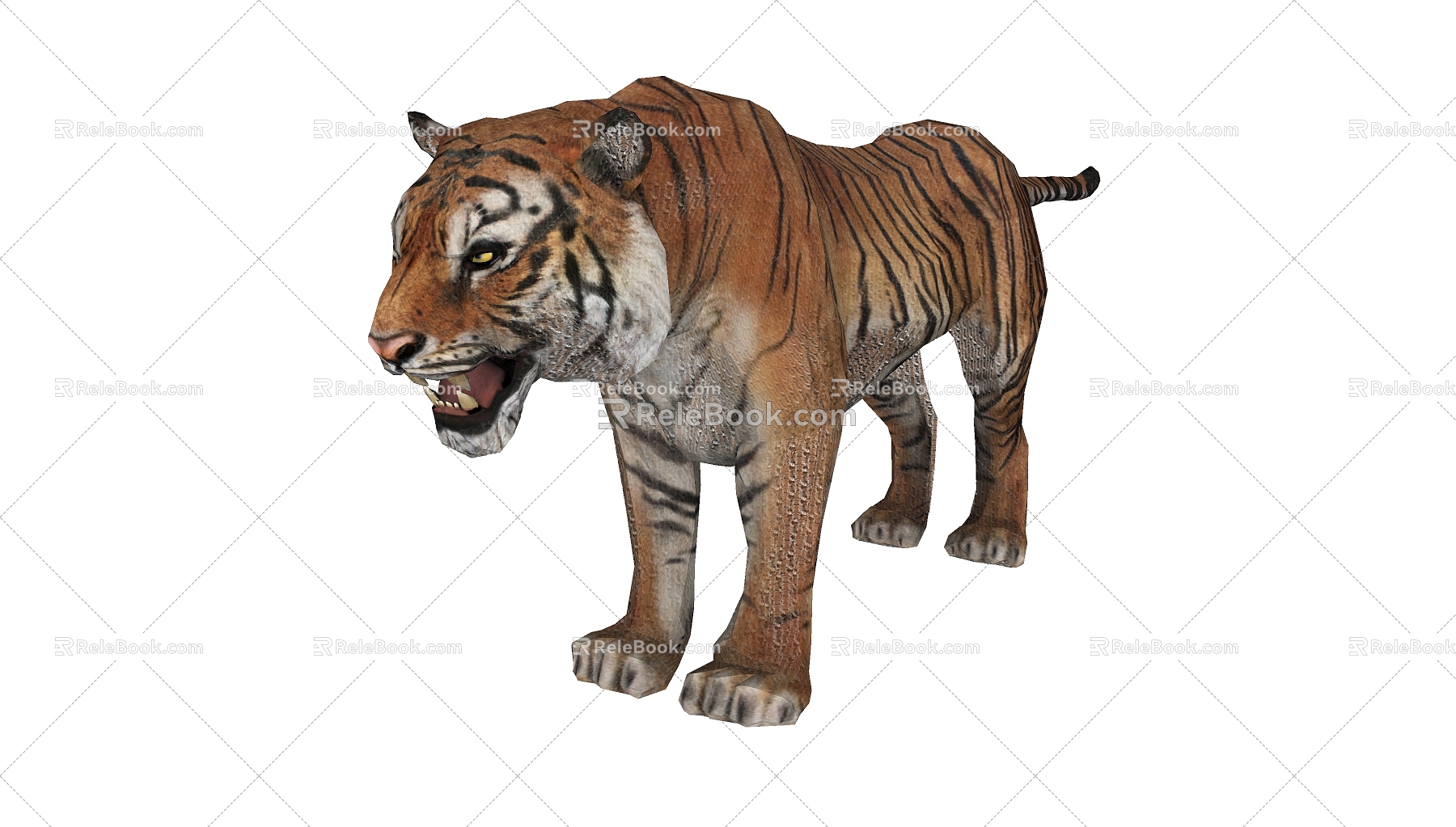 The Modern Animal Tiger 3d model