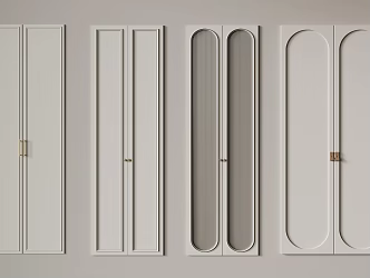 French Cabinet Door 3d model