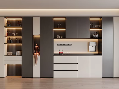 Elegant Modern Restaurant Interior With Luxury Lighting Marble Tables And Metal Accents 3d model