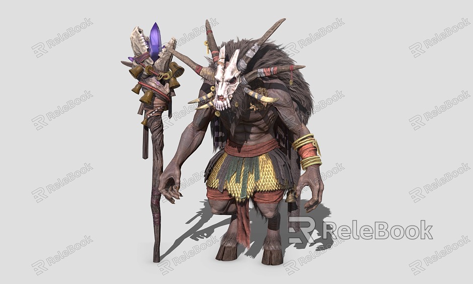 Demon Man Goat Man Shaman model