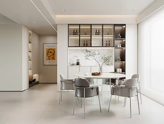 Modern Restaurant 3d model