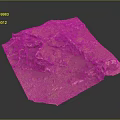 Reddish Brown Rough Textured Natural Rock Like Formation With Irregular Surface