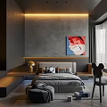 Modern Kids Bedroom With Mickey Mouse Chair And Art Decor