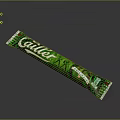 Cailler Chocolate Bar With Green Wrapper Featuring Brand Logo And Design Elements 3d model