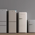 Various Modern Refrigerator Freezer Styles In Gray Beige White For Home