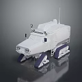 All Terrain Vehicle With Tracked Design For Rough Off Road Mobility 3d model