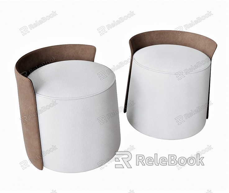 Modern Sofa Stool Low Stool Shoe Stool Foot Rod model