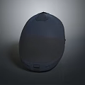Weapon Tactical Helmet Featuring Dark Blue Protective Shell Full Face Visor And Secure Strap Design 3d model