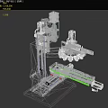Homemade CNC milling machine 3d model