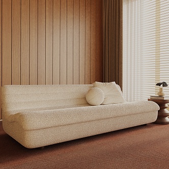 Three-seat sofa 3d model