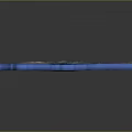 3D Terrain Model Showcasing Island Landmass Blue Ocean And Detailed Topographic Features