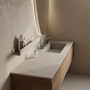 Quiet bathroom 3d model