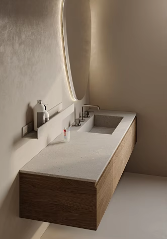 Quiet bathroom 3d model