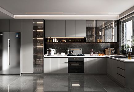 Modern Kitchen 3d model