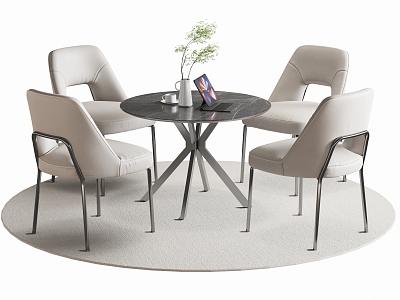 Leisure Table and Chair Negotiation Table and Chair Dining Table and Chair model