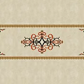 Ornamental Floor Tile Designs With Various Patterns 3d model