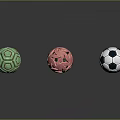 Various Colorful Sports Balls With Different Designs And Athletic Equipment Collection