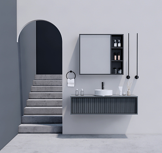 Modern sink 3d model