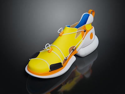 Modern Shoes Concept Shoes Travel Shoes Mountaineering Shoes model