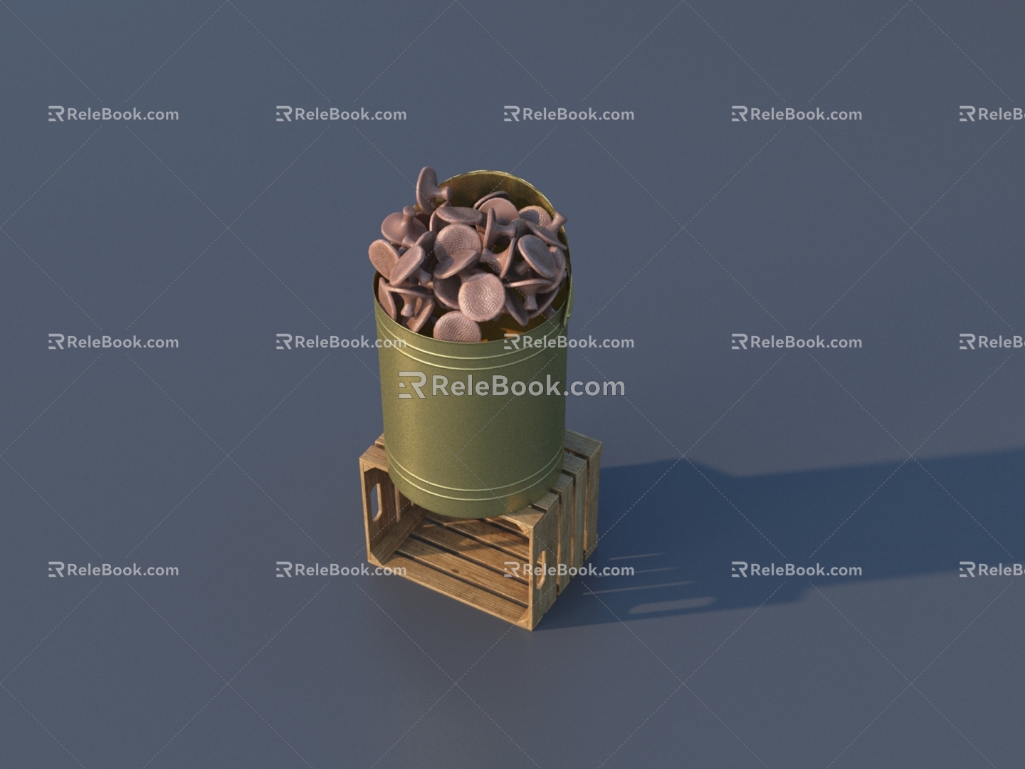 Chinese herbal medicine 3D model 3d model