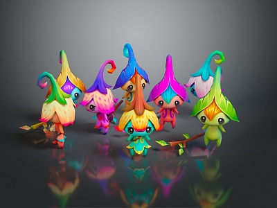 Cartoon Characters Cartoon Animals Cartoon Small Animals Game Characters Virtual Characters Anime Characters Cartoon Elves 3d model