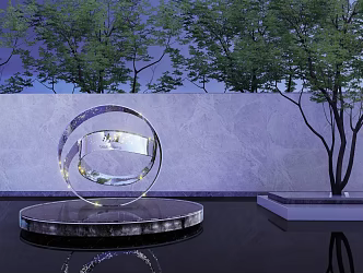 Modern Urban Sculpture 3d model