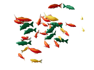 Fish Goldfish 3d model