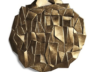 Modern Metal Wall Decorations Round Wall Decorations Creative Wall Decorations 3d model