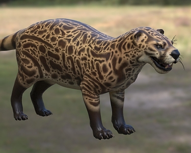 North American Parent Cat Hyena 3d model