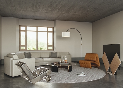 The Silent Living Room 3d model