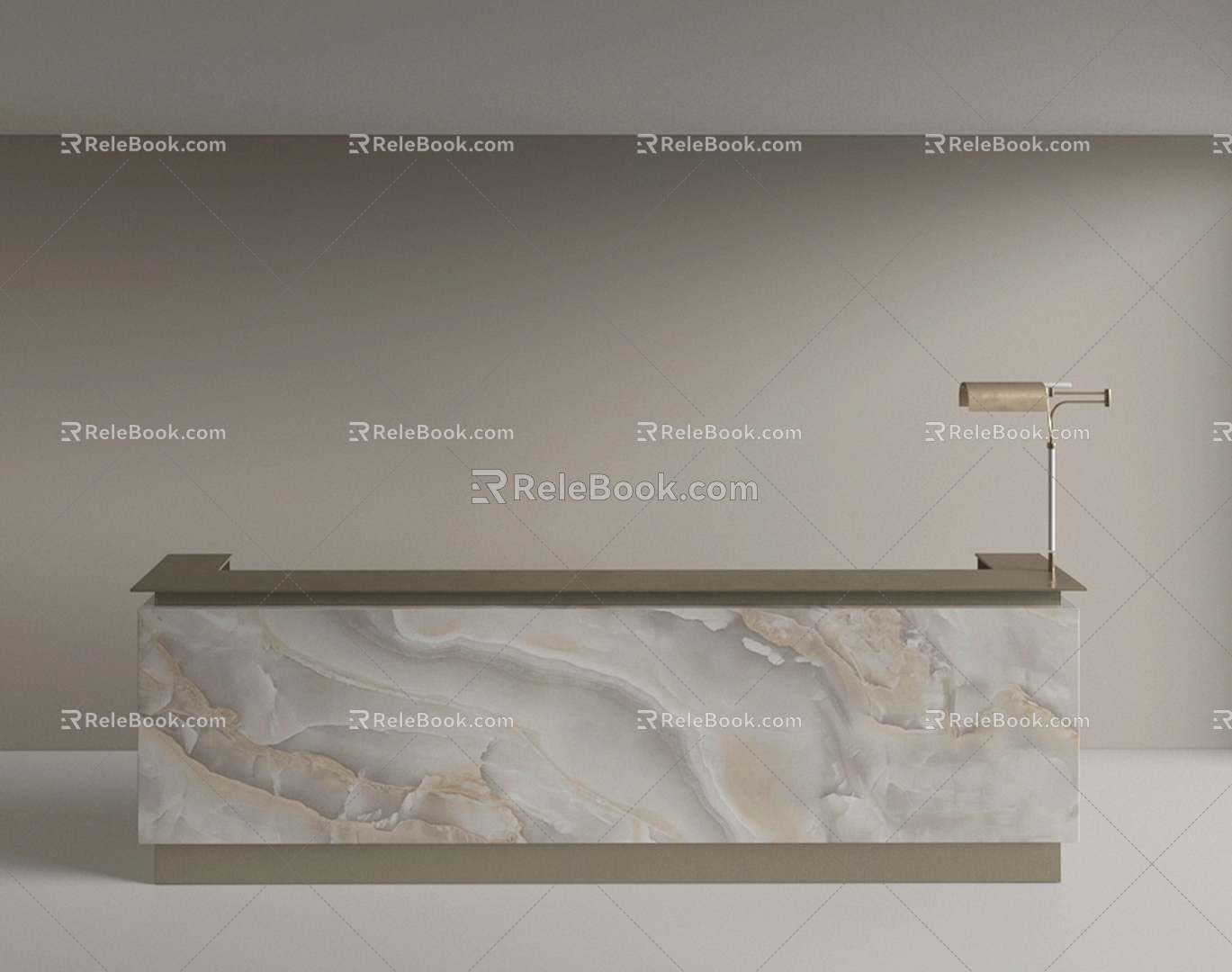 Front Desk 3d model