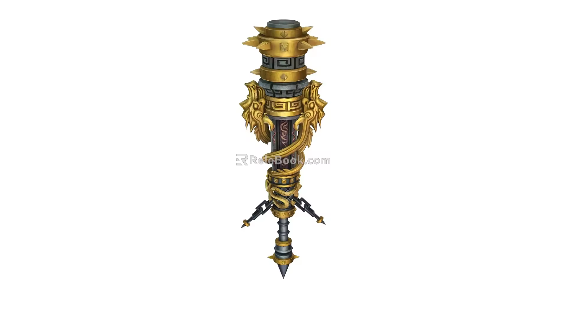 Stick Weapon Legendary Weapon Judgment Dragon Tu Knives Open Day 3 Shadow2 Weapon 3d model