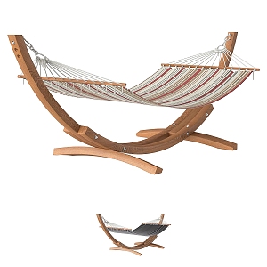 Hanging Chair Fabric Hanging Chair Recliner 3d model