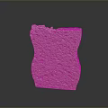 Green Sponge For Household Cleaning With Porous Surface And Absorbent Material