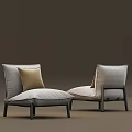 Stylish Upholstered Fabric Leisure Chair With Throw Pillow For Cozy Living Room Multiple Color Options