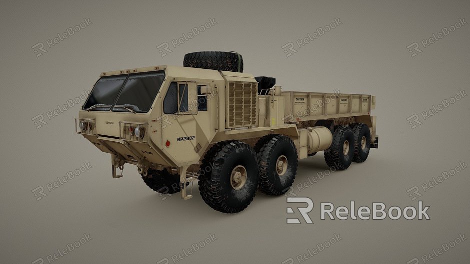 Heavy Extended Mobile Tactical Truck model