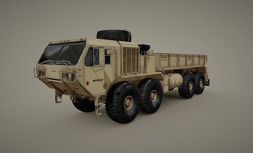 Heavy Extended Mobile Tactical Truck 3d model