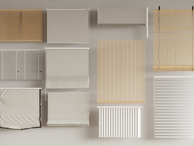 Modern venetian blinds Roman blinds model