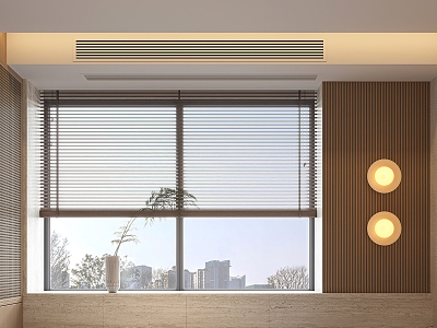 Quiet venetian blinds Bamboo blinds Roller blinds model